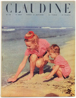 CLAUDINE Fashion Magazine 1947 N°110