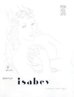 Isabey (Perfumes) 1928 Tsugouhoru Foujita