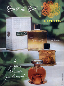 Revillon (Perfumes) 1958 Carnet de Bal, Photo Berguglian