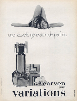 Carven (Perfumes) 1975 Variations, Photo Patrick Lejeune