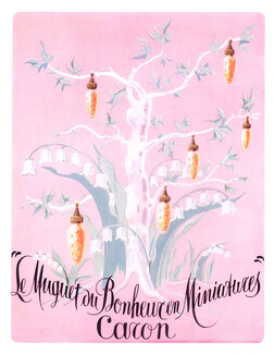 Caron (Perfumes) 1954 Le Muguet du Bonheur en Miniatures, Lily Of The Valley