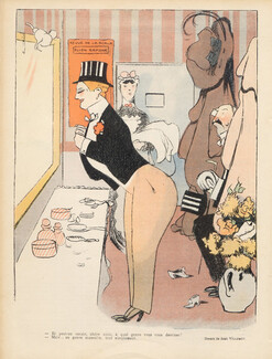Jean Villemot 1905 Ellen Baxone Transvestite, Music Hall, Cabaret La Scala