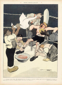 Leal da Camara 1908 Boxing, French-English Match