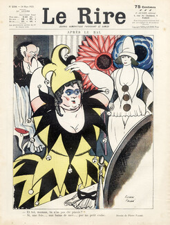 Pierre Falké 1923 Costume, Disguise, Pierrot, Harlequin