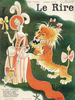 Lucien Boucher 1930 The loving lion, Music Hall, Cabaret