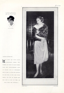Nicole Groult (Couture) 1925 Velvet Cape, Photo Scaioni