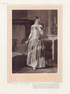 Lucile - Lady Duff Gordon 1923 Evening Gown, Photo Laure Albin Guillot