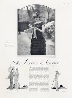Lucile - Lady Duff Gordon (Couture) 1922 Dress For the Races... Photo Laure Albin Guillot