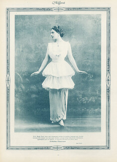 Création Chauveau (Couture) 1913 Mata Hari, Photo Talbot