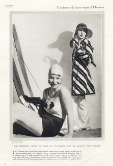 Hermès (Swimwear) 1930 Pajamas, Pantalon, Shoes, Photo Lecram-Vigneau