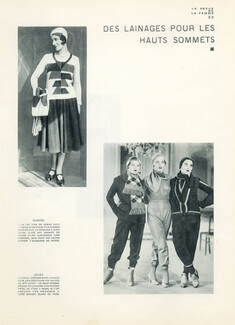 Hermès (Sportswear) 1930 Jenny Sportswear for Skiing, Photo Bonney
