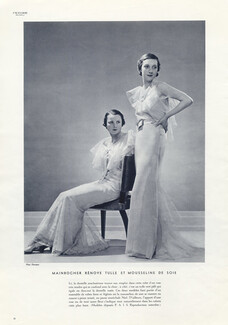 Mainbocher (Couture) 1934 Photo Dorvyne