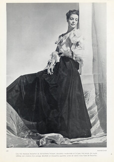 Mainbocher (Couture) 1938 Photo Joffé, Evening Gown
