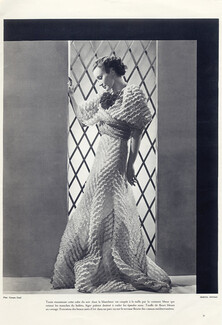Marcel Rochas (Couture) 1935 Photo Georges Saad, Evening Gown