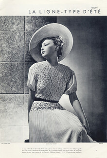 Madeleine Vionnet 1935 Caroline Reboux, Photo Georges Saad