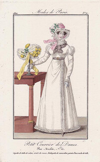 Petit Courrier des Dames 1822 Modes de Paris N°71