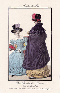 Petit Courrier des Dames 1823 Modes de Paris N°109