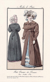 Petit Courrier des Dames 1823 Modes de Paris N°111