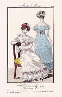 Petit Courrier des Dames 1823 Modes de Paris N°114