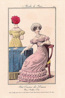 Petit Courrier des Dames 1823 Modes de Paris N°118
