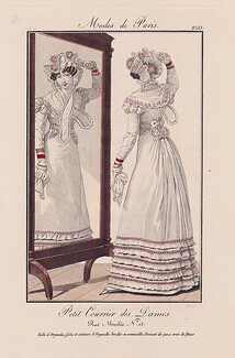 Petit Courrier des Dames 1823 Modes de Paris N°133