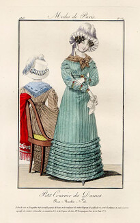 Petit Courrier des Dames 1823 Modes de Paris N°134