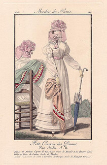 Petit Courrier des Dames 1823 Modes de Paris N°147