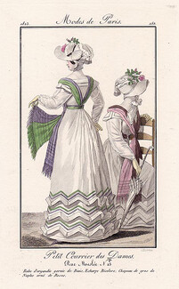 Petit Courrier des Dames 1823 Modes de Paris N°151