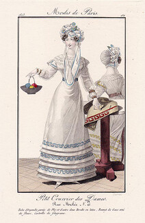 Petit Courrier des Dames 1823 Modes de Paris N°152