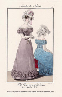Petit Courrier des Dames 1823 Modes de Paris N°153