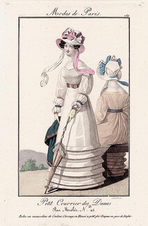 Petit Courrier des Dames 1823 Modes de Paris N°159