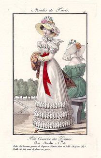 Petit Courrier des Dames 1823 Modes de Paris N°167