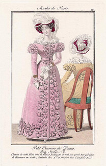 Petit Courrier des Dames 1823 Modes de Paris N°191
