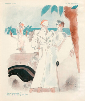 Robert Polack 1934 Elegant Parisienne