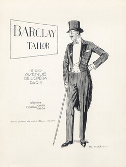 Barclay (Men's Clothing) 1925