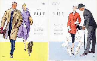 Hof 1955 Men's & Women's Clothing, Poodle Dog