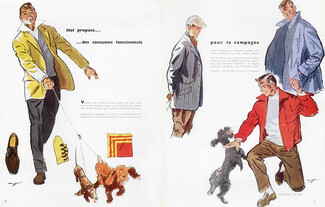 Hof 1955 Men's Clothing, Poodle, Dog