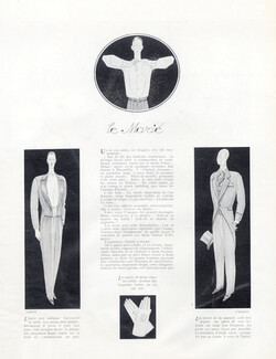 Le Marié, 1926 - The Bridegroom Lanvin, O'Rossen, Gélot, Coquillot, Georges Lepape, Text by A. S.