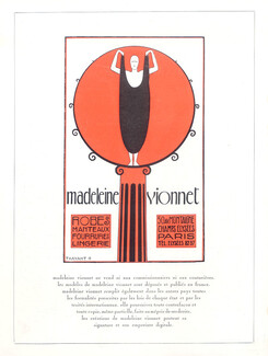 Madeleine Vionnet 1923 Label, Ernesto Michahelles Thayaht