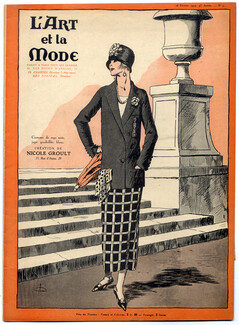 Nicole Groult (Couture) 1924 L'Art et la Mode, Soulié's drawing, 30 pages