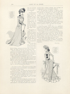 Paul Poiret 1900 Fashion Drawing, L'Art et la Mode, 24 pages