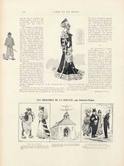 Paul Poiret 1901 Fashion Drawing, L'Art et la Mode, 20 pages