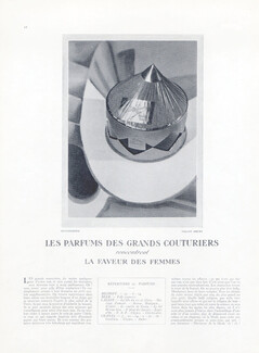 Les Parfums des Grands Couturiers, 1925 - Paul Outerbridge Perfumes of the Fashion Designers... Callot Soeurs, Jean Patou, Lucien Lelong, Premet, Worth, 3 pages