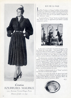Caron (Perfumes) 1949 Store, Voeu de Noël, Text G. J.