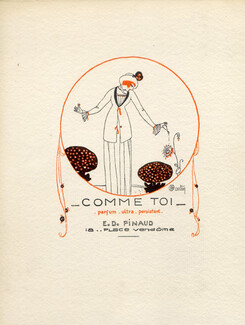 Pinaud (Perfumes) 1913 Charles Martin, La Gazette du Bon Ton