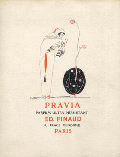 Pinaud (Perfumes) 1914 Pravia, Charles Martin, La Gazette du Bon Ton