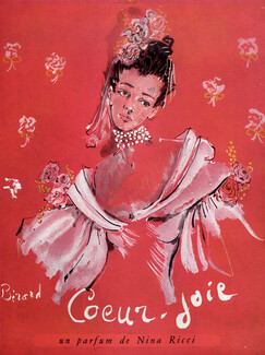 Nina Ricci (Perfumes) 1946 Christian Bérard, Coeur-joie