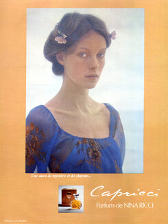 Nina Ricci (Perfumes) 1973 Capricci, Photo David Hamilton