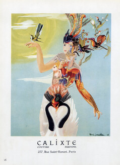 Calixte (Perfumes) 1946 Toni J. Mella, Surrealism