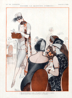 Armand Vallée 1924 Courtisan, Elegant Parisienne